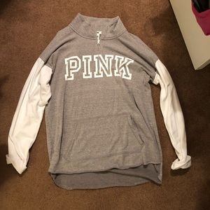 3/4 zip Pink jacket